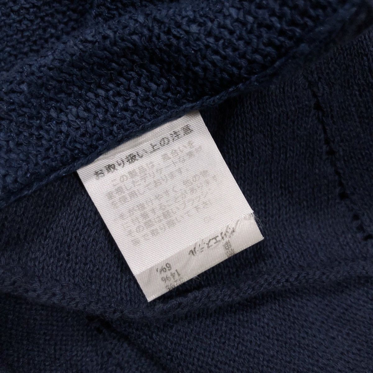 Issey Miyake × Japanese Brand × Vintage Plantation By Issey Miyake Indigo Knitwear Size US M / EU 48-50 / 2 - 13 Thumbnail