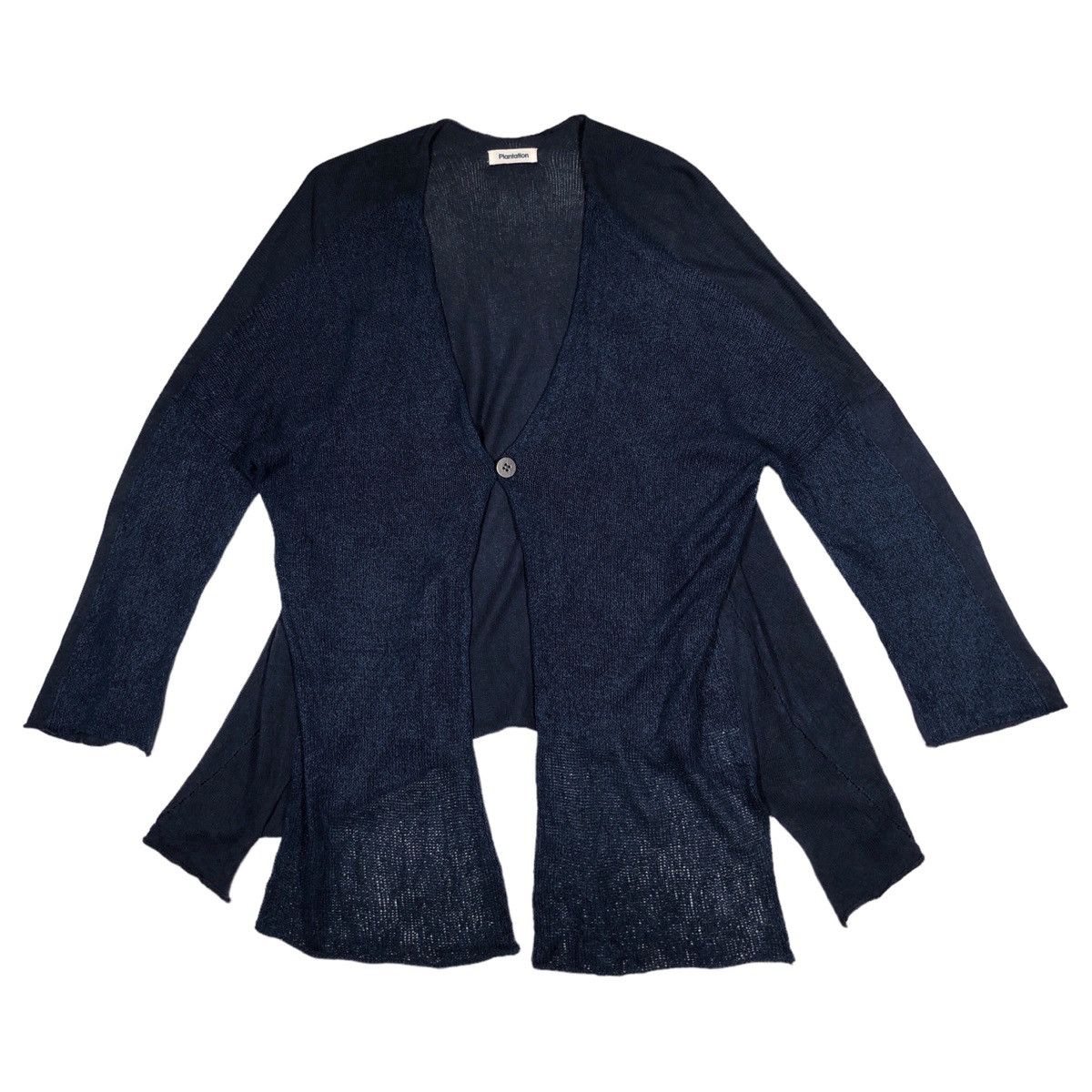 Issey Miyake × Japanese Brand × Vintage Plantation By Issey Miyake Indigo Knitwear Size US M / EU 48-50 / 2 - 1 Thumbnail