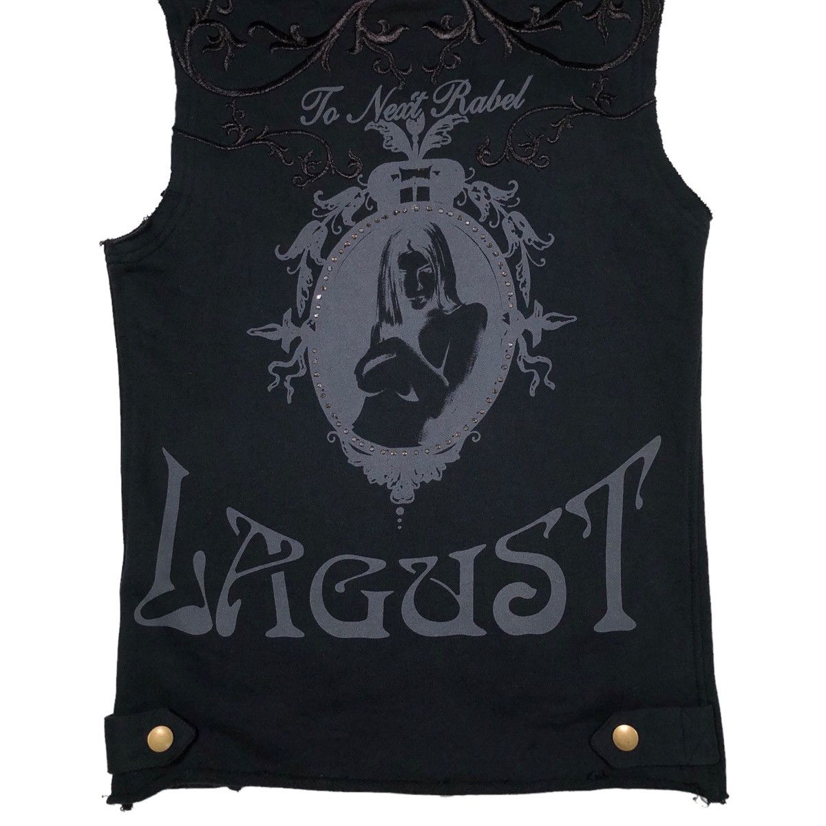 Hysteric Glamour × Japanese Brand × Seditionaries Lagust Distressed To Next Rabel Vest Hysteric Glamour Style Size US S / EU 44-46 / 1 - 3 Thumbnail