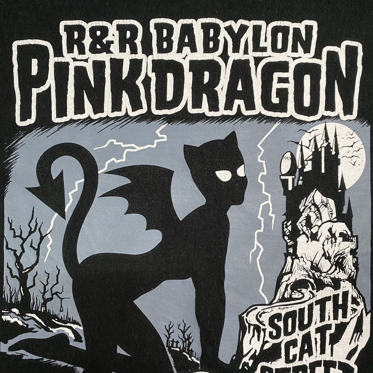 Japanese Brand × Vintage Japanese Brand Cream Soda Babylon Pink Dragon Longsleeve Tee Size US M / EU 48-50 / 2 - 5 Thumbnail