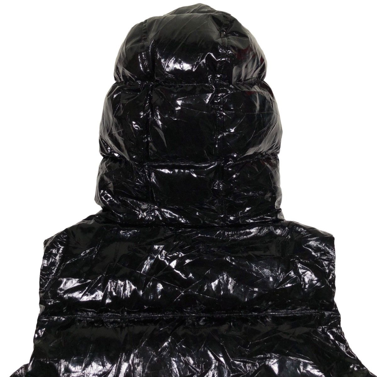 Theory Theory Shiny Hooded Shrunken Puffer Patent Vest Size S / US 4 / IT 40 - 7 Thumbnail
