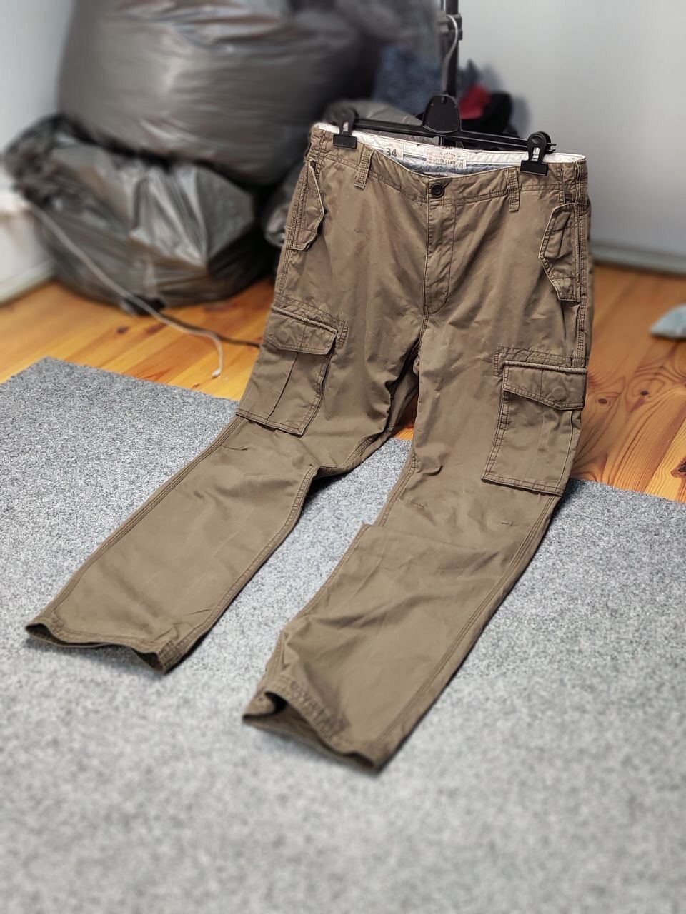 Japanese Brand Vintage 90's Cargo Pants Travis Scott Japan Pocket Size US 34 / EU 50 - 21 Thumbnail