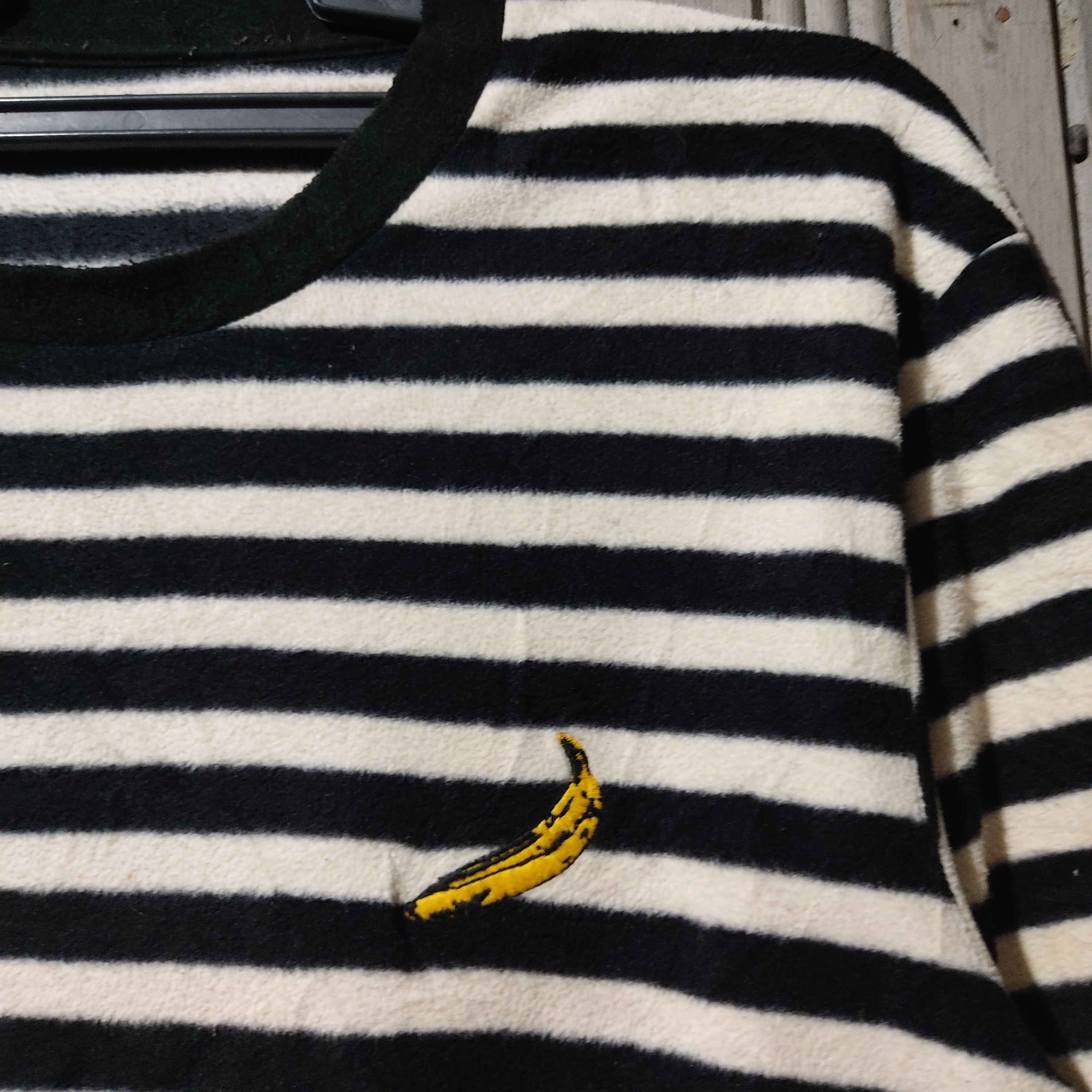 Andy Warhol Andy Warhol x Uniqlo Banana Long Sleeve Stripes Size US XL / EU 56 / 4 - 2 Thumbnail