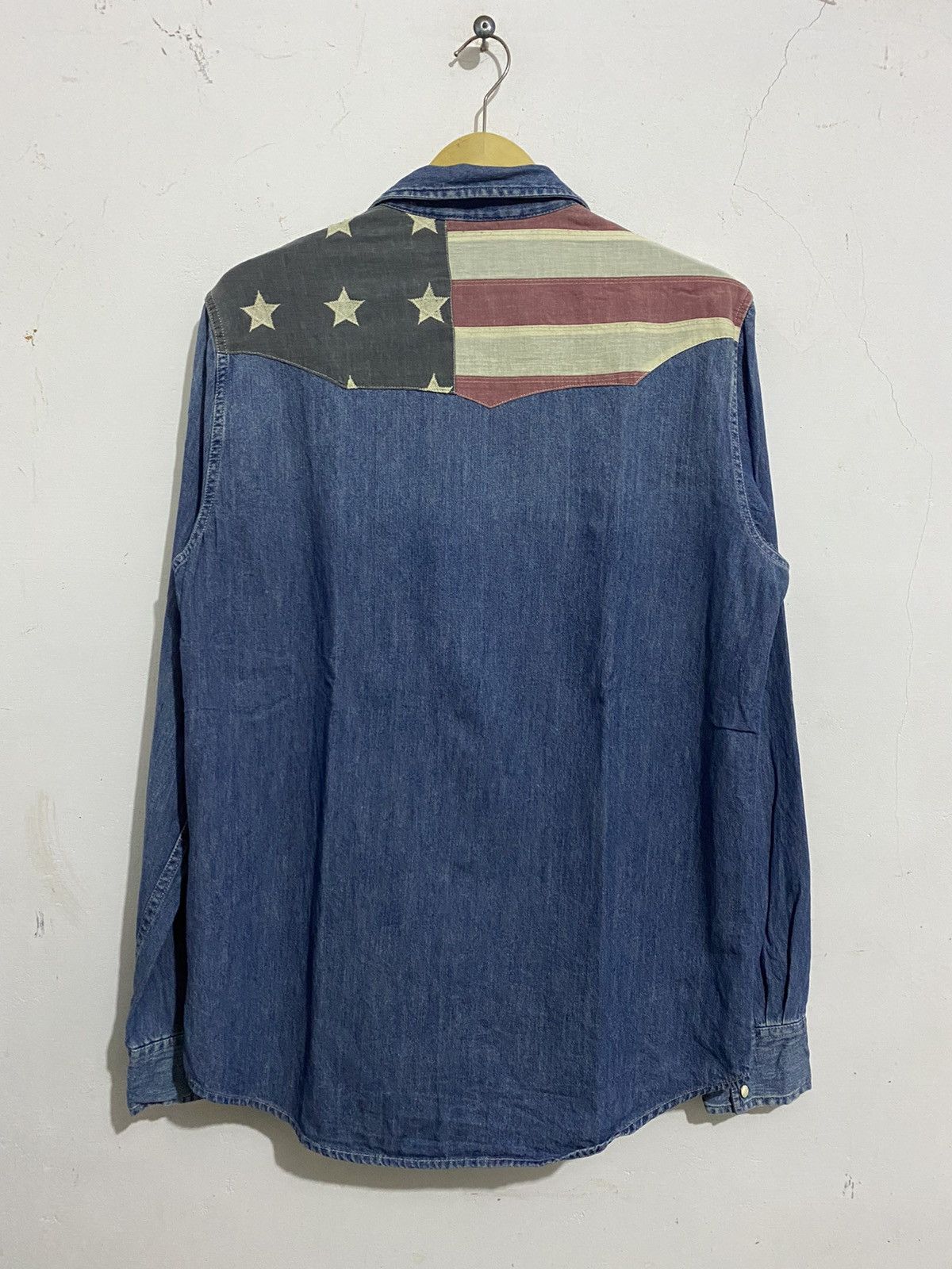Denim & Supply Ralph Lauren Denim & Supply Denim American Flag Up Shirt Size US M / EU 48-50 / 2 - 4 Thumbnail
