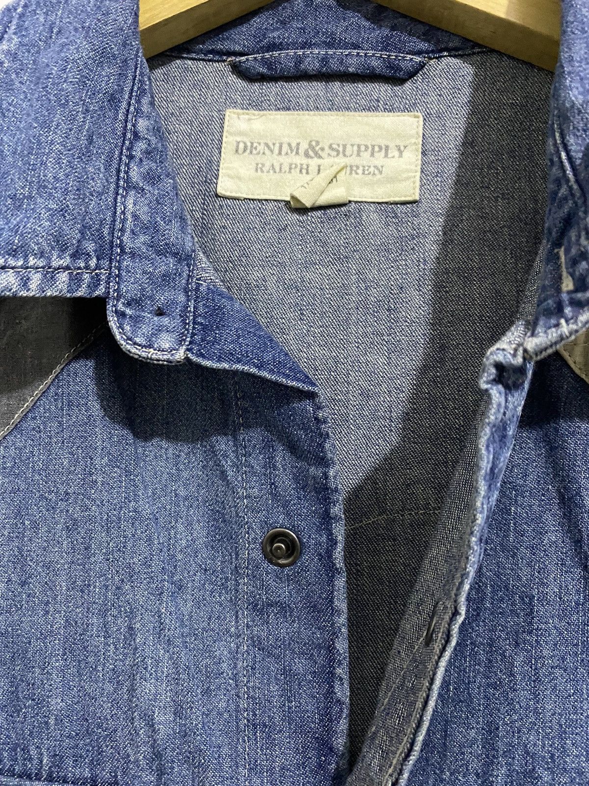 Denim & Supply Ralph Lauren Denim & Supply Denim American Flag Up Shirt Size US M / EU 48-50 / 2 - 6 Thumbnail