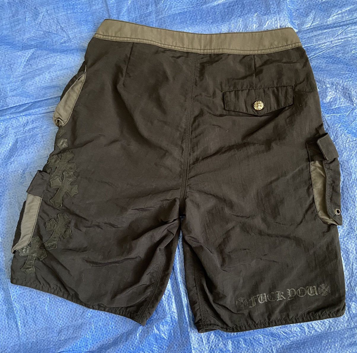 Chrome Hearts Chrome Hearts 20 Cross Patch Cargo Shorts | Grailed