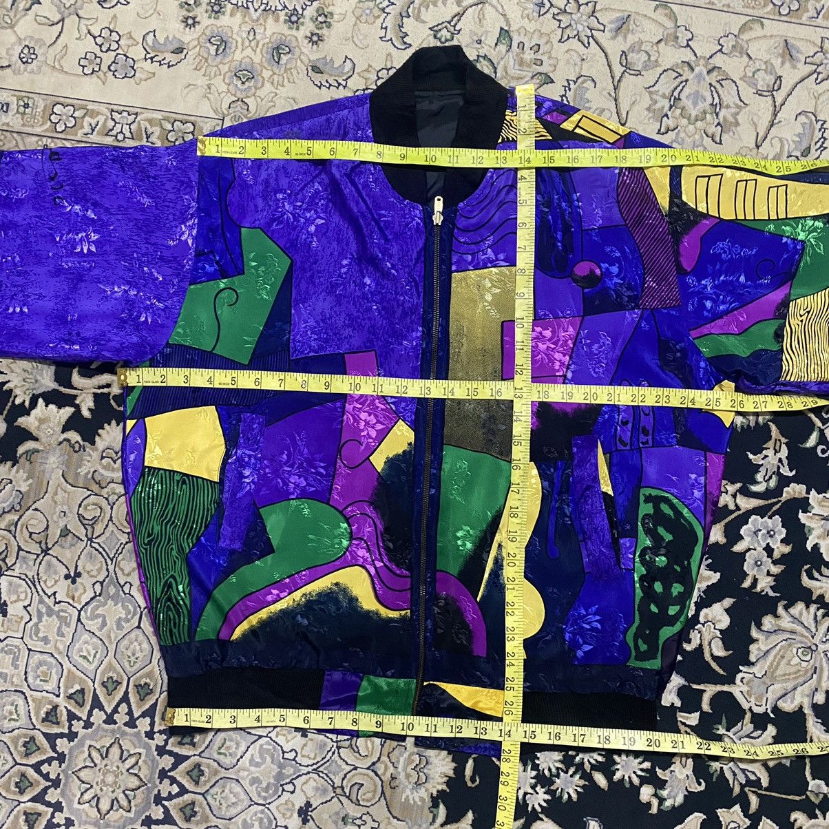 Paloma Picasso Vintage Picasso Silky Bomber Jacket Reversible Size US XL / EU 56 / 4 - 14 Thumbnail