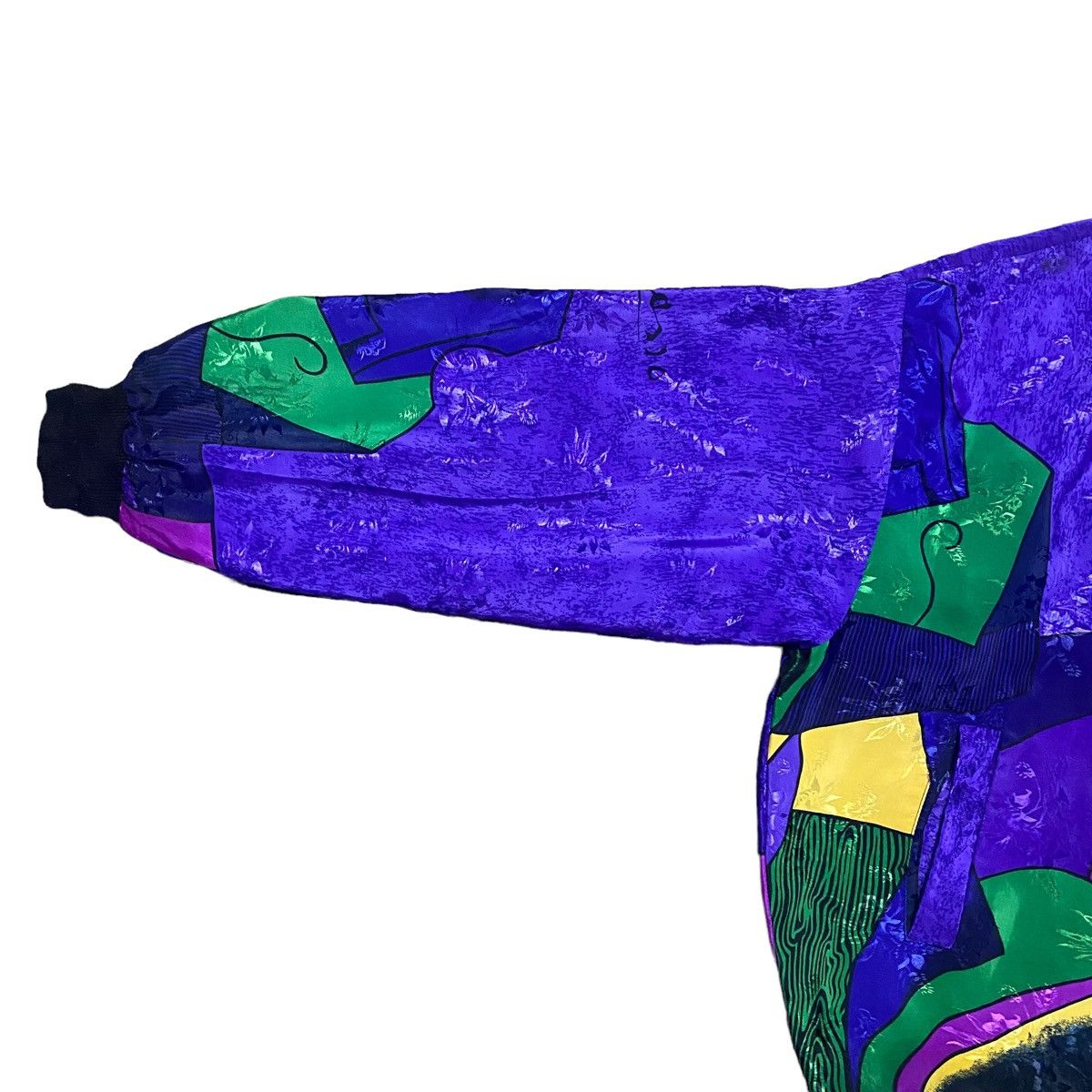 Paloma Picasso Vintage Picasso Silky Bomber Jacket Reversible Size US XL / EU 56 / 4 - 13 Thumbnail