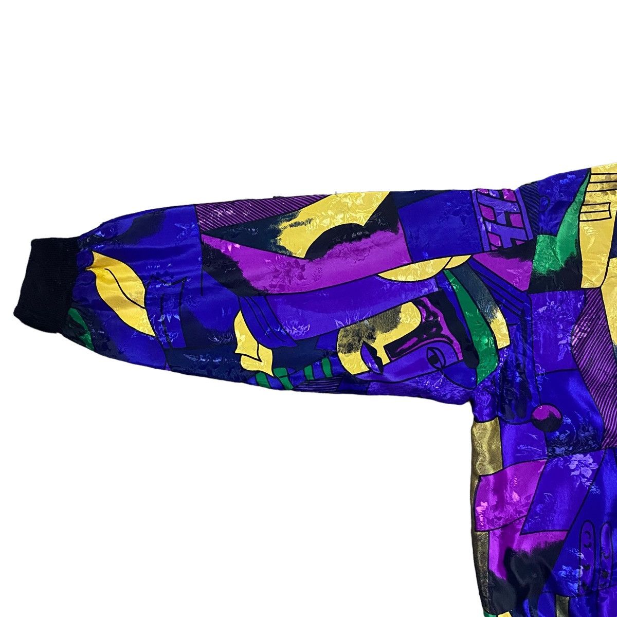 Paloma Picasso Vintage Picasso Silky Bomber Jacket Reversible Size US XL / EU 56 / 4 - 9 Thumbnail