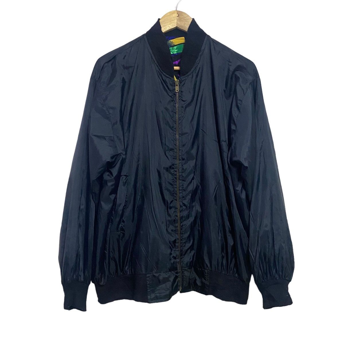 Paloma Picasso Vintage Picasso Silky Bomber Jacket Reversible Size US XL / EU 56 / 4 - 6 Thumbnail