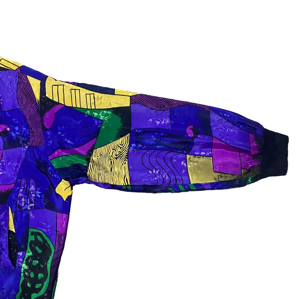 Paloma Picasso Vintage Picasso Silky Bomber Jacket Reversible Size US XL / EU 56 / 4 - 12 Thumbnail