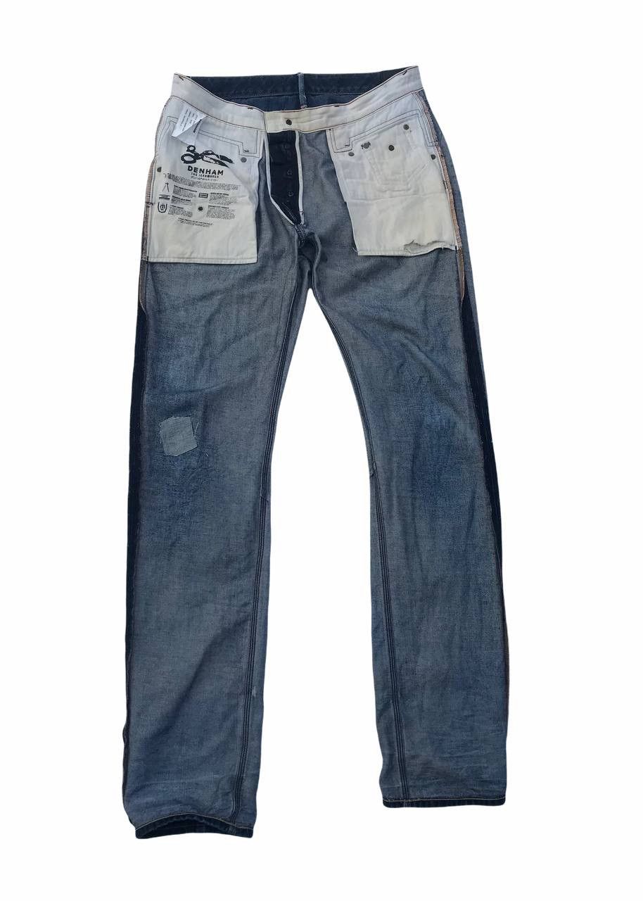 DENHAM Denham Distressed Denim Fasion Pants Size US 33 - 18 Thumbnail