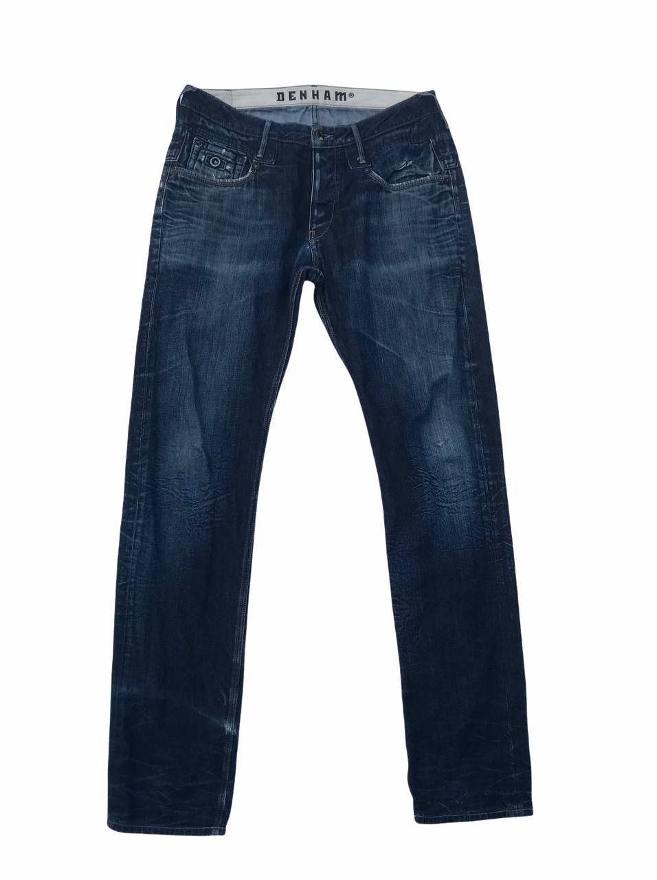 DENHAM Denham Distressed Denim Fasion Pants Size US 33 - 1 Thumbnail