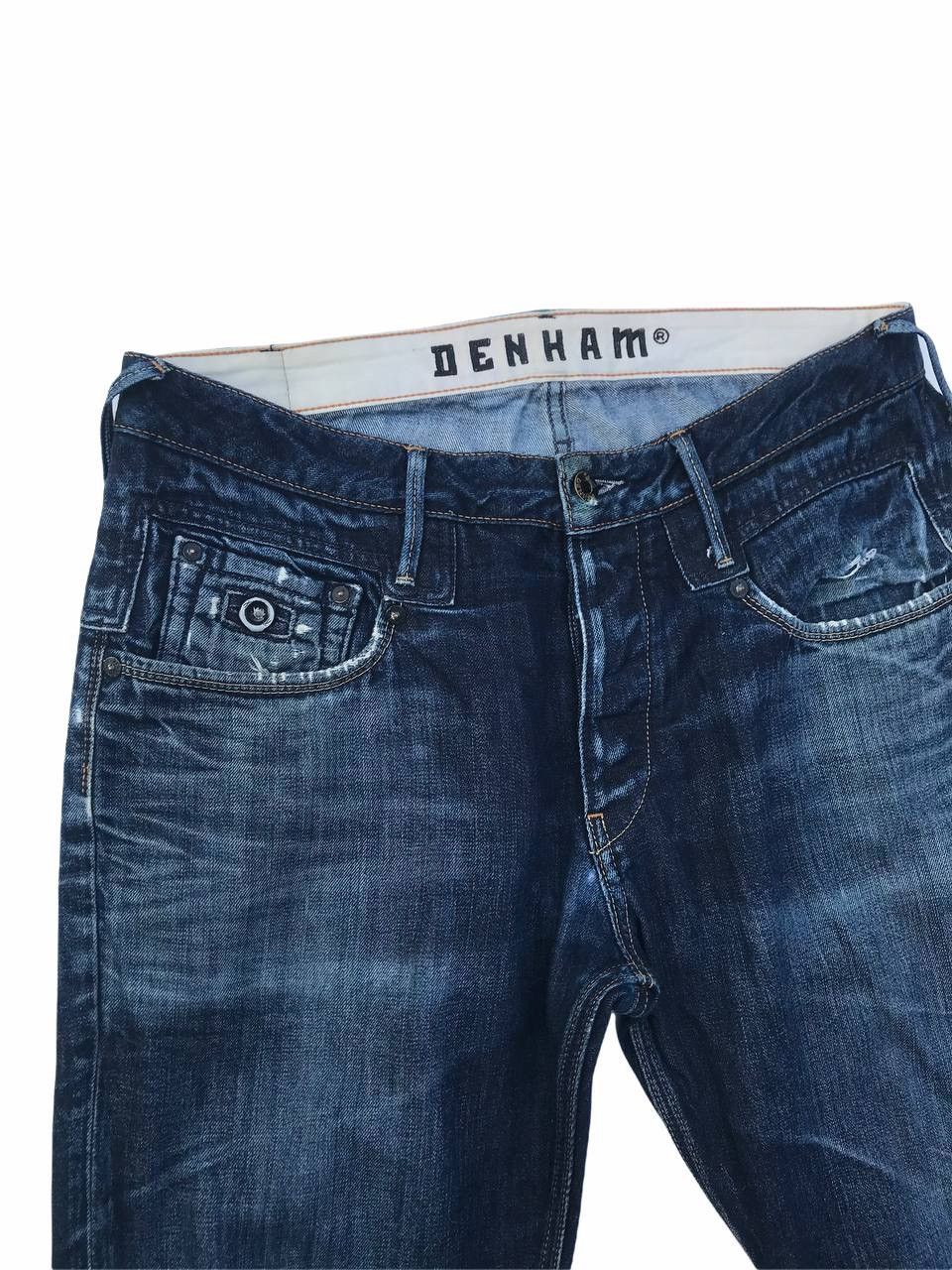 DENHAM Denham Distressed Denim Fasion Pants Size US 33 - 5 Thumbnail