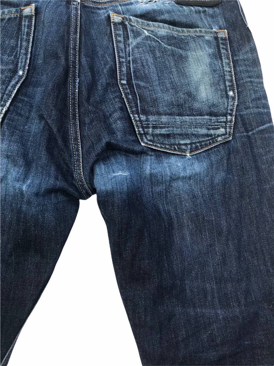 DENHAM Denham Distressed Denim Fasion Pants Size US 33 - 14 Thumbnail