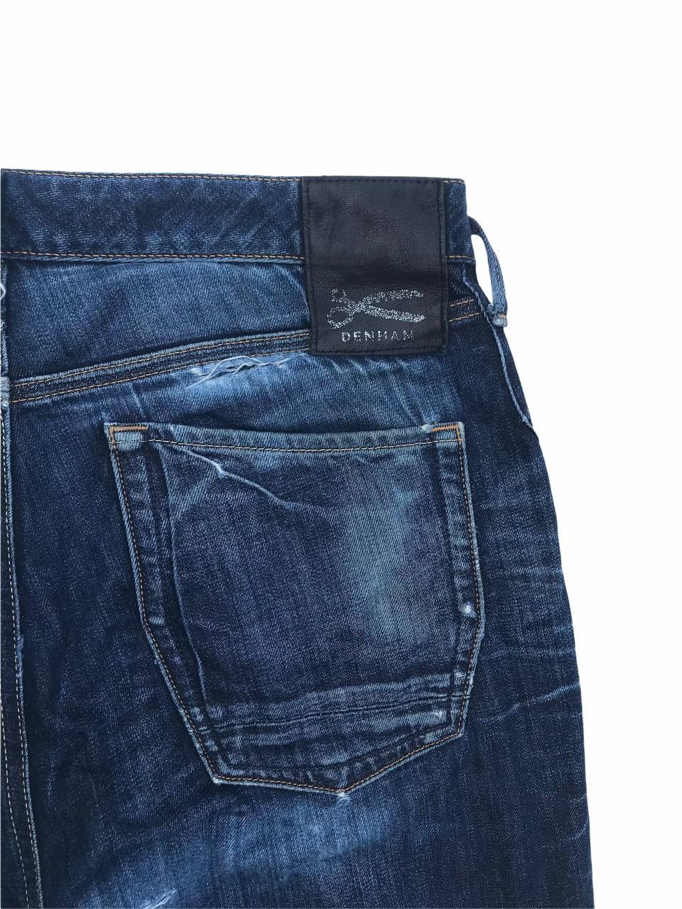DENHAM Denham Distressed Denim Fasion Pants Size US 33 - 15 Thumbnail