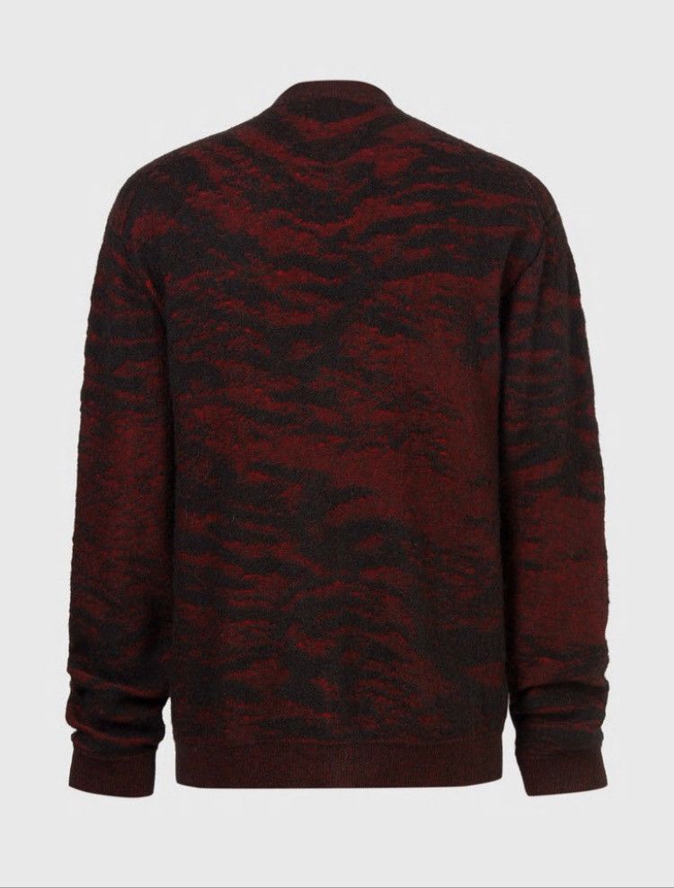 John Varvatos Distressed zebra jacquard cardigan. Large Size US L / EU 52-54 / 3 - 4 Thumbnail