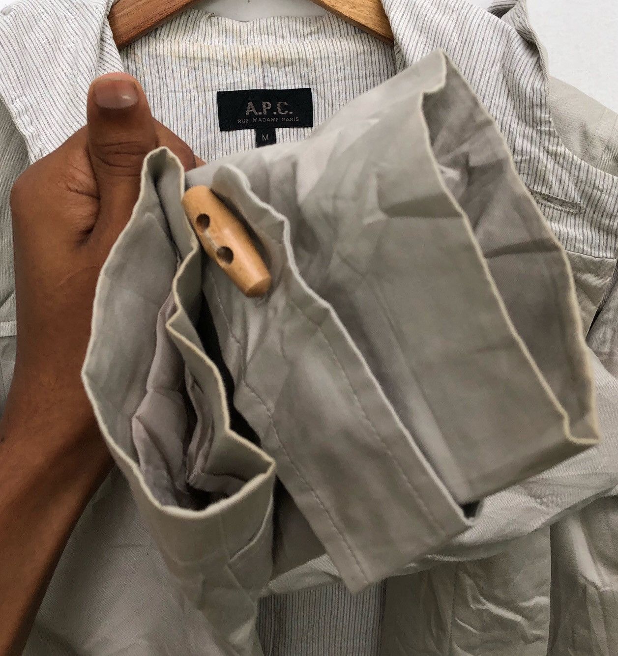 A.P.C. 🔥Vintage A.P.C. Duffle Trench Coat Jacket Size US M / EU 48-50 / 2 - 10 Thumbnail