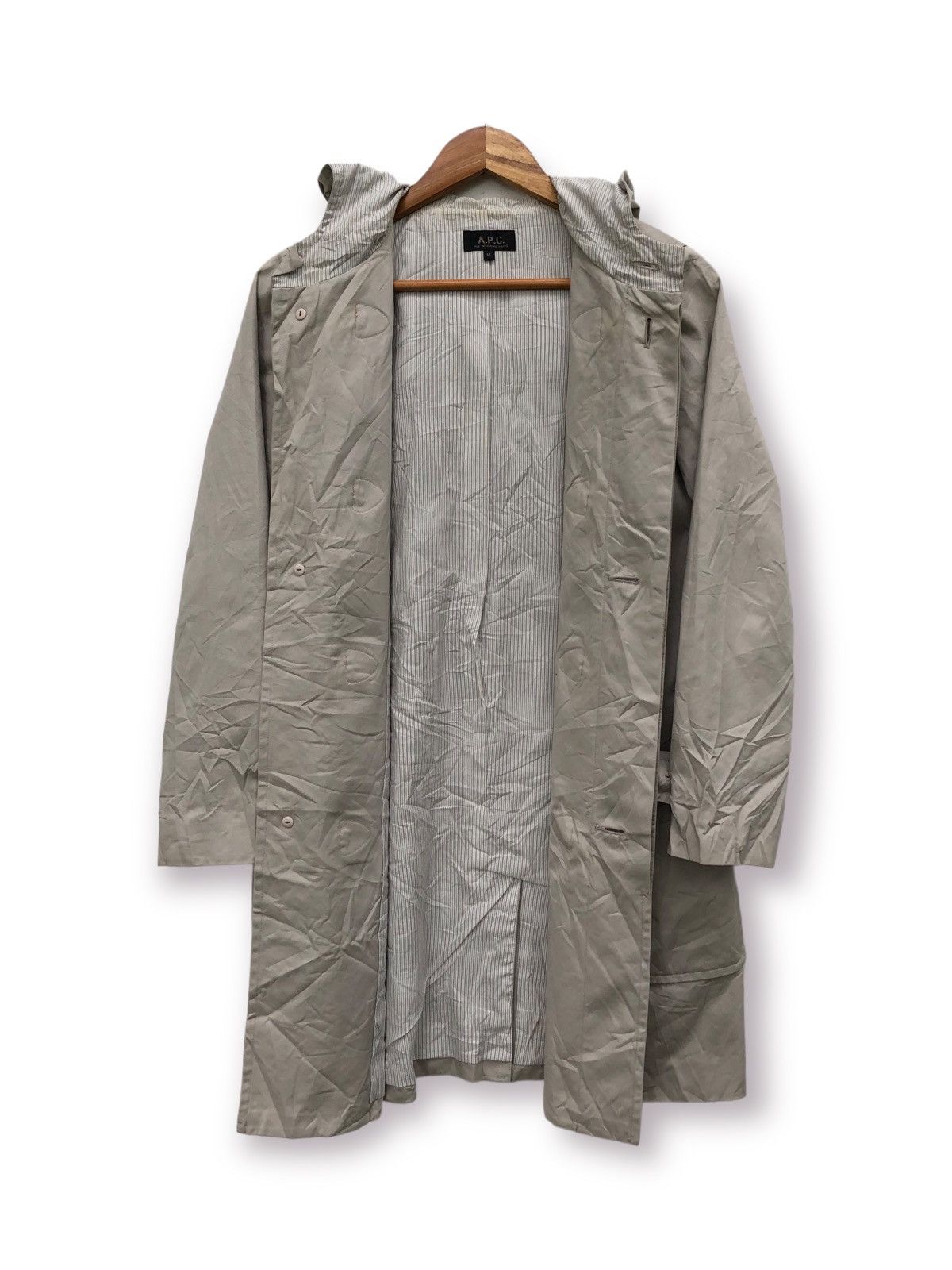 A.P.C. 🔥Vintage A.P.C. Duffle Trench Coat Jacket Size US M / EU 48-50 / 2 - 8 Thumbnail