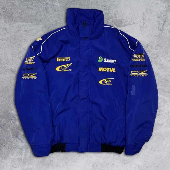 Vintage 90's Subaru STI Vintage World Rally Team Racing Jacket | Grailed