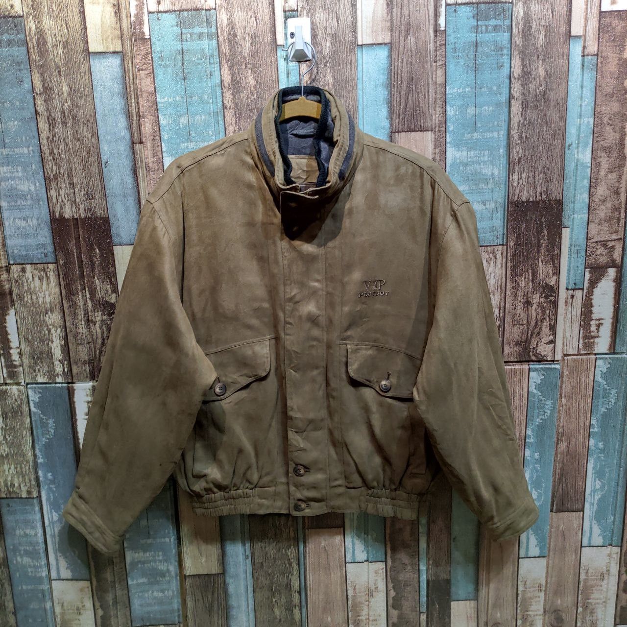 Vintage 🔥Vintage🔥 VIP Playboy Khaki Bomber Style Blouson Jacket | Grailed