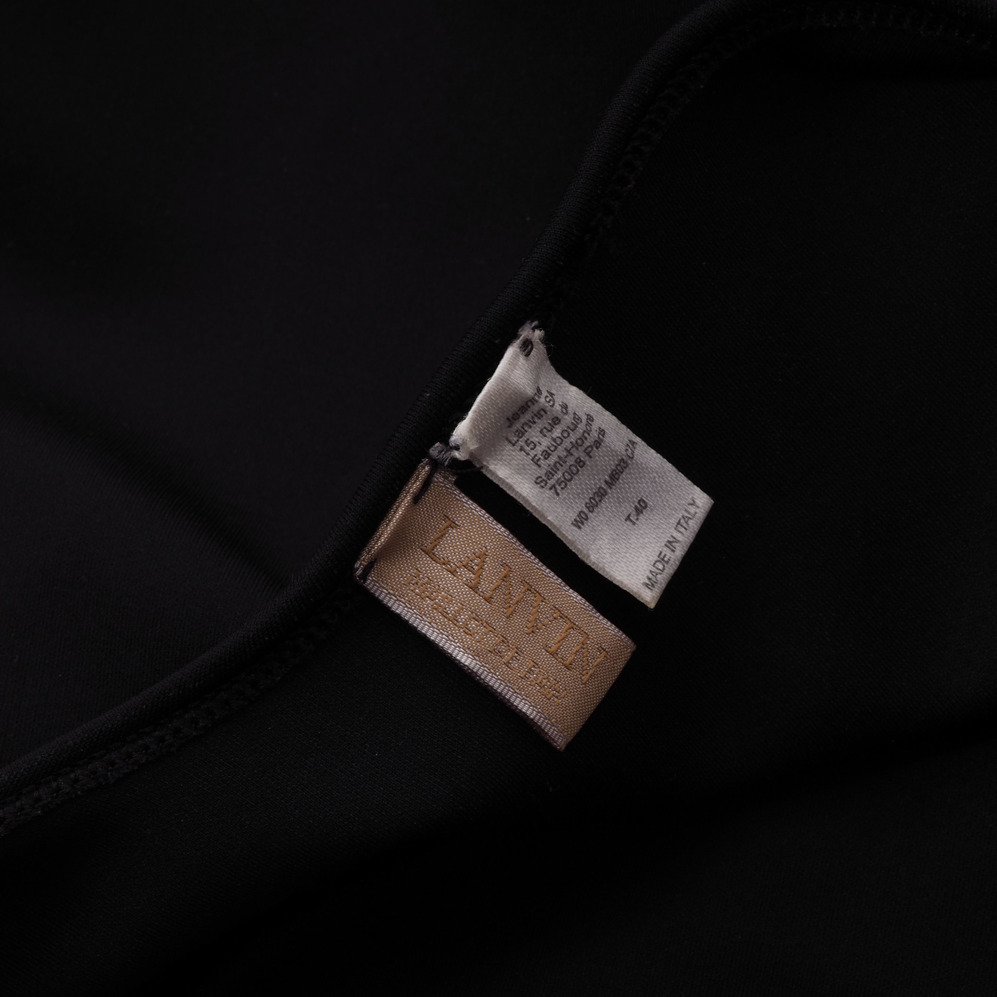 Lanvin Lanvin Black One-Shoulder Bodysuit Size M / US 6-8 / IT 42-44 - 5 Thumbnail