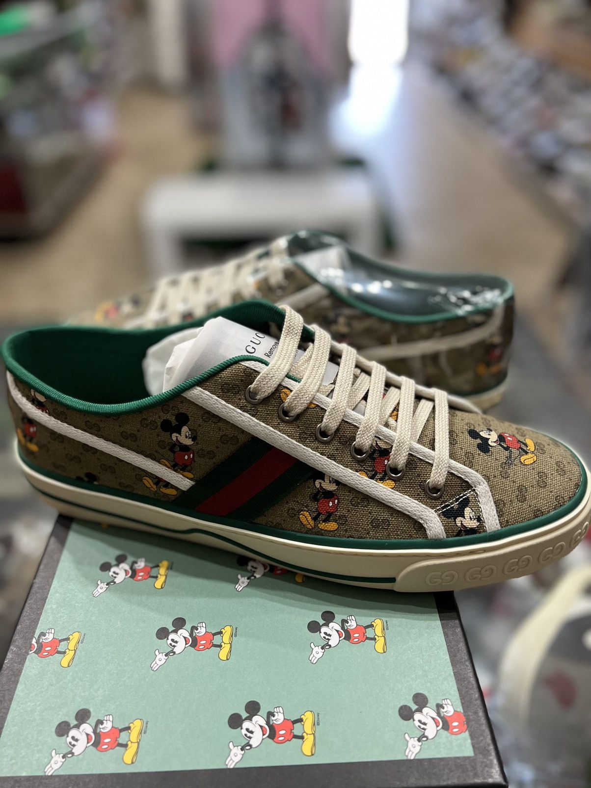 Gucci Tennis 1977 Gucci Sneaker Mickey Tennis 1977 Mickey Tenis