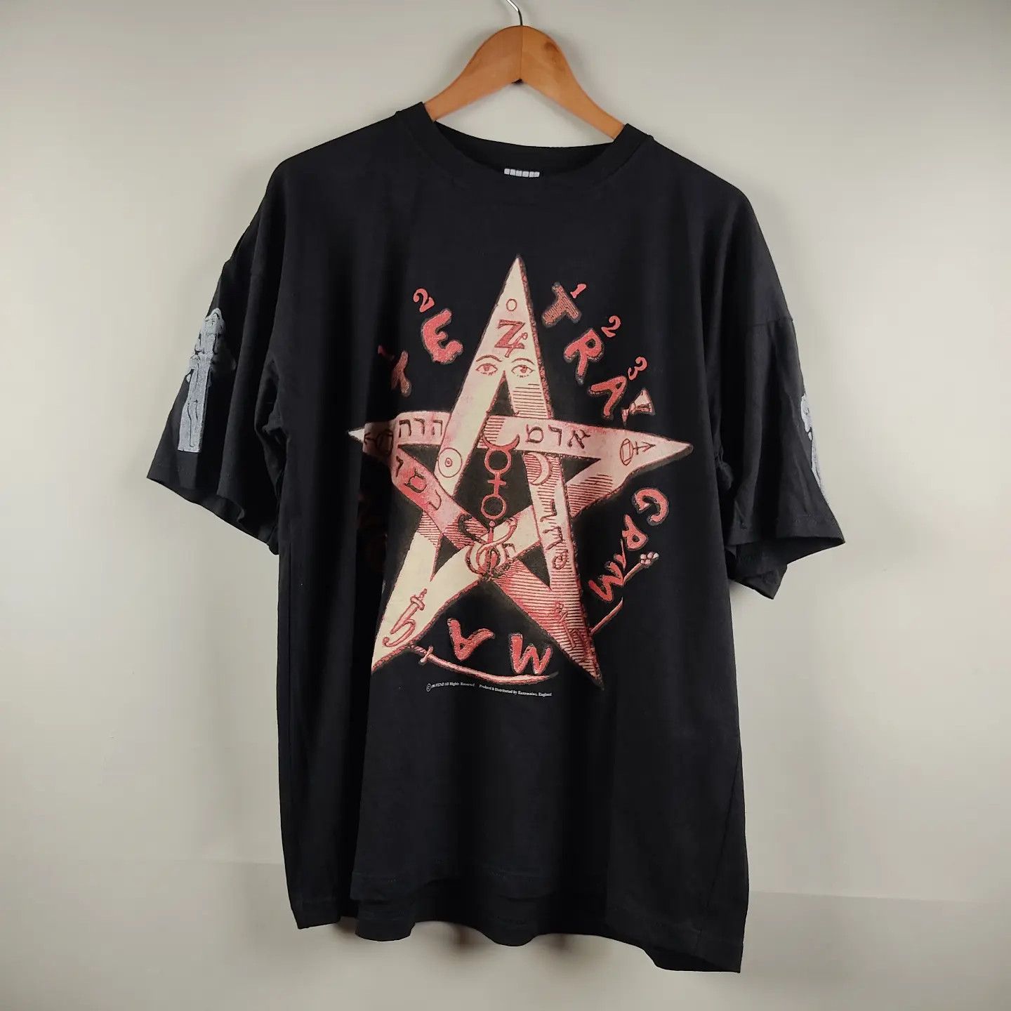 Band Tees × Vintage 1996 Cradle of Filth Pentagram Ultra rare Size US XL / EU 56 / 4 - 8 Thumbnail