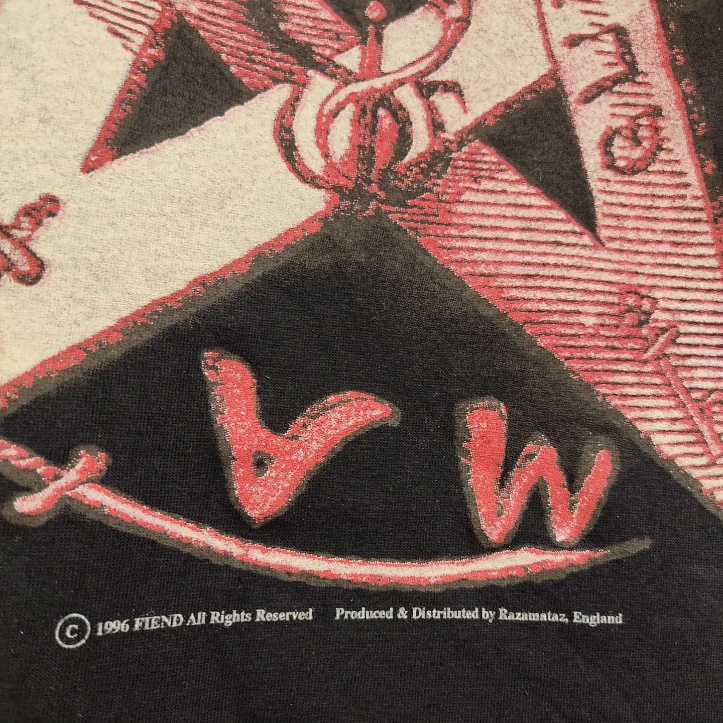 Band Tees × Vintage 1996 Cradle of Filth Pentagram Ultra rare Size US XL / EU 56 / 4 - 5 Thumbnail