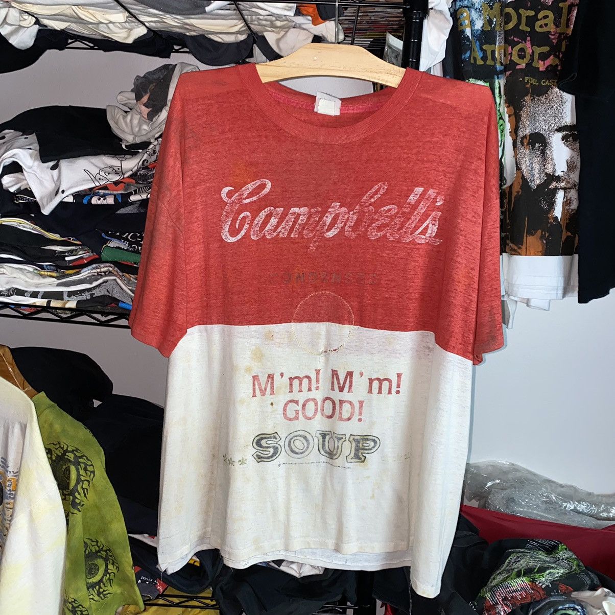Andy Warhol VTG 80S CAMPBELL SOUP x ANDY WARHOL ARTWORK Size US XXL / EU 58 / 5 - 1 Thumbnail