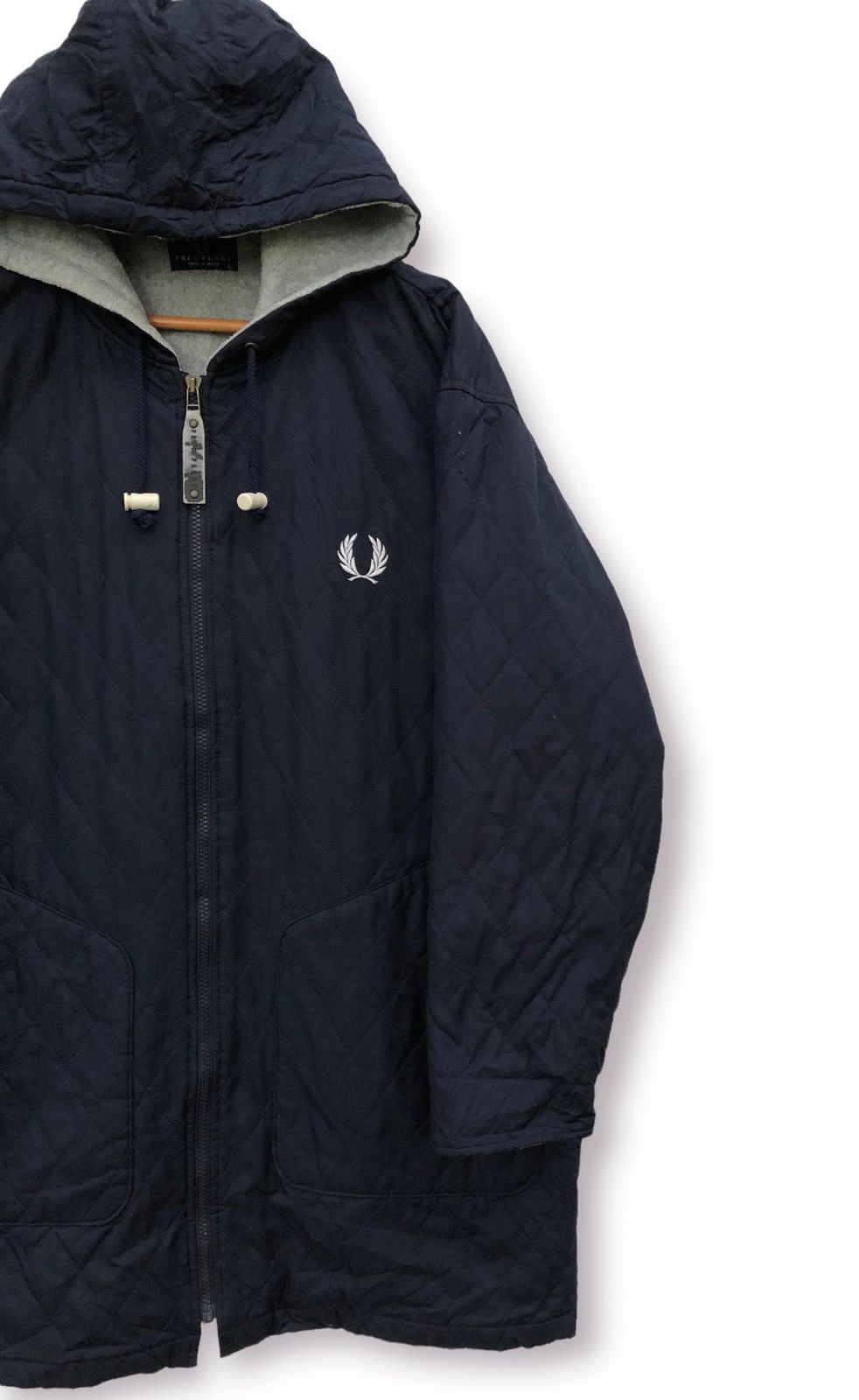 Fred Perry Fred Perry Big Logo Parka Jacket With Hoodie Size US L / EU 52-54 / 3 - 3 Thumbnail