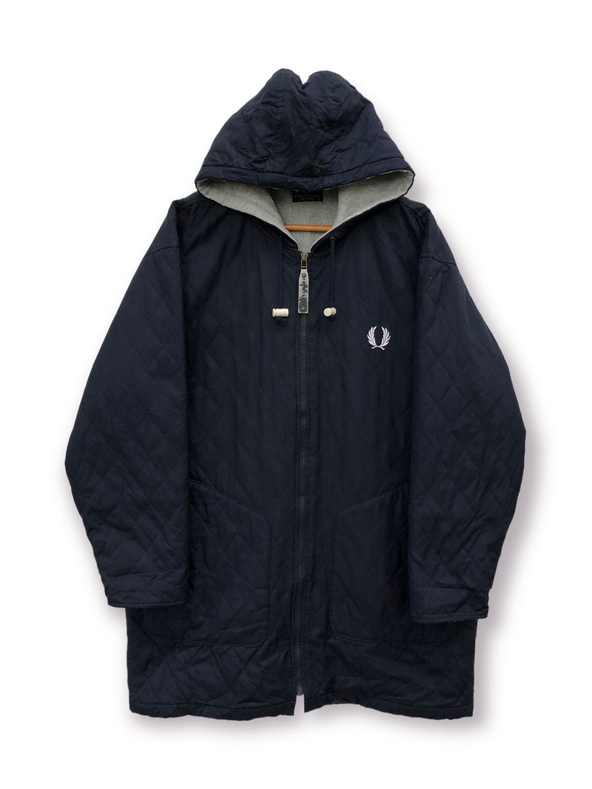 Fred Perry Fred Perry Big Logo Parka Jacket With Hoodie Size US L / EU 52-54 / 3 - 2 Thumbnail