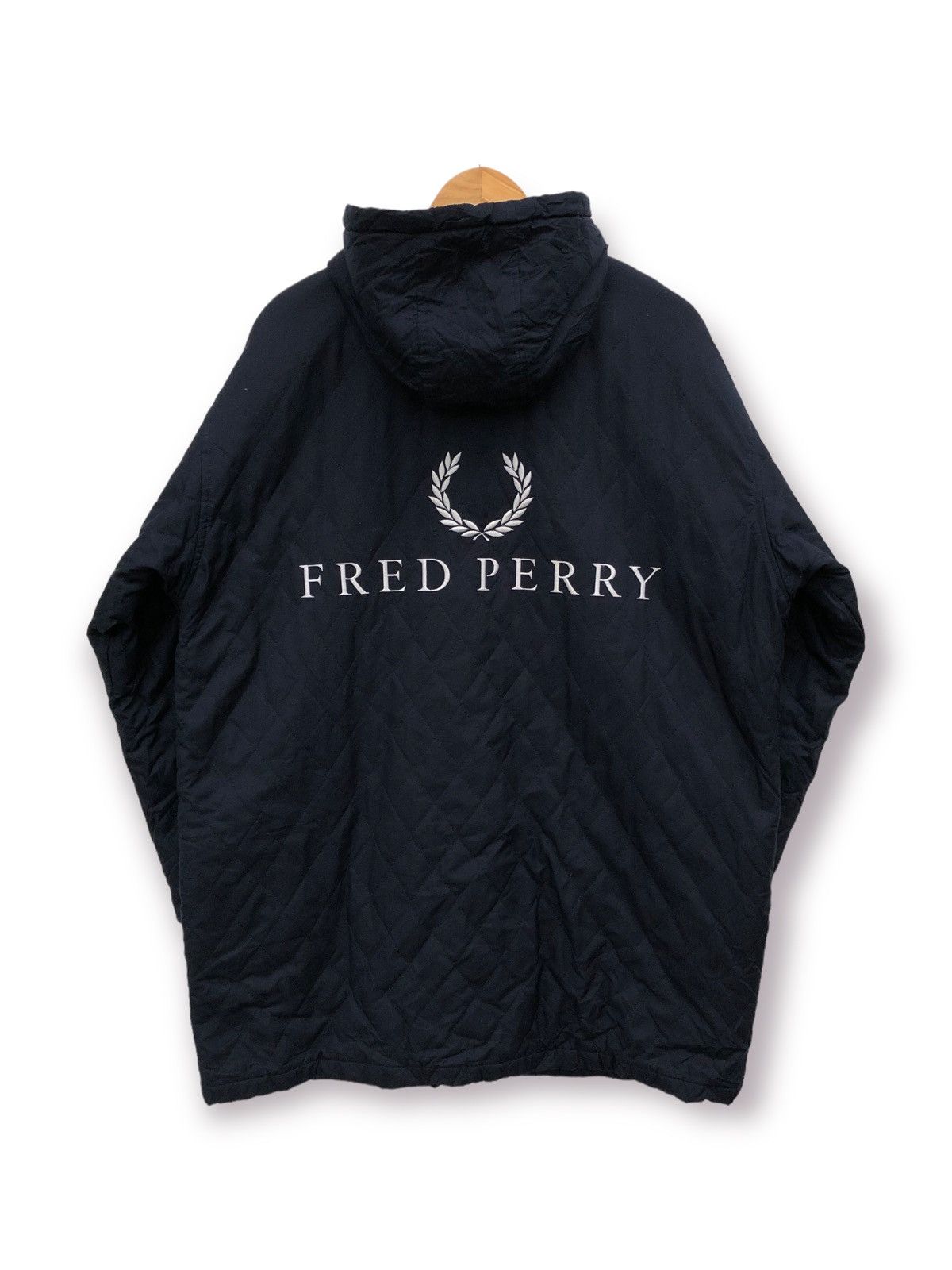 Fred Perry Fred Perry Big Logo Parka Jacket With Hoodie Size US L / EU 52-54 / 3 - 4 Thumbnail