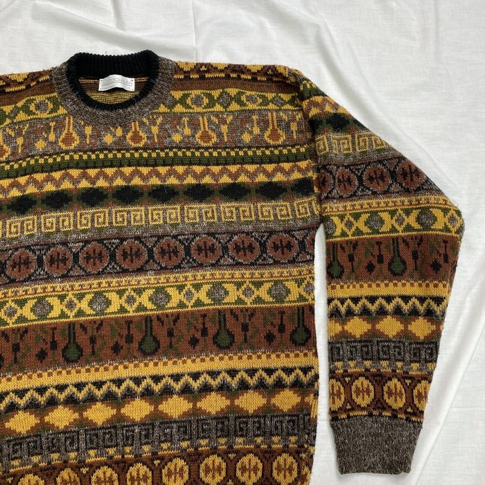 Vintage JJ Cochran Dad Cosby Sweater 80s Fuzzy Knitted Pullover | Grailed