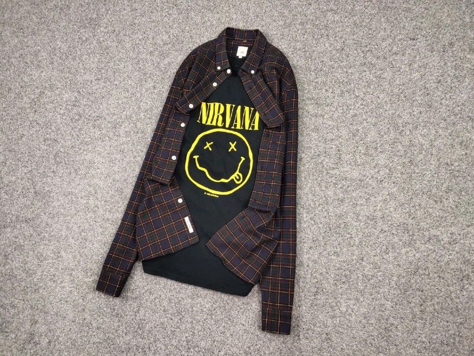 Flannel Vintage Flannel Shirt Travis Scott Style Size US M / EU 48-50 / 2 - 2 Thumbnail