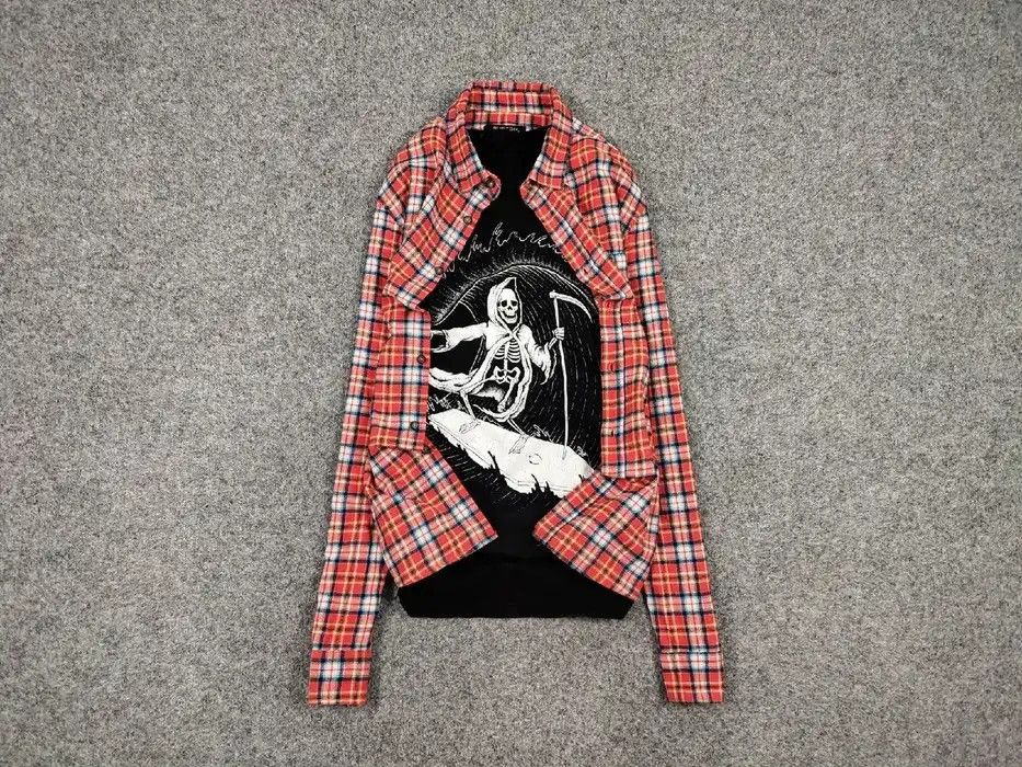 Flannel Vintage Flannel Shirt Plaid Checkered Travis Scott Style Size US M / EU 48-50 / 2 - 1 Thumbnail
