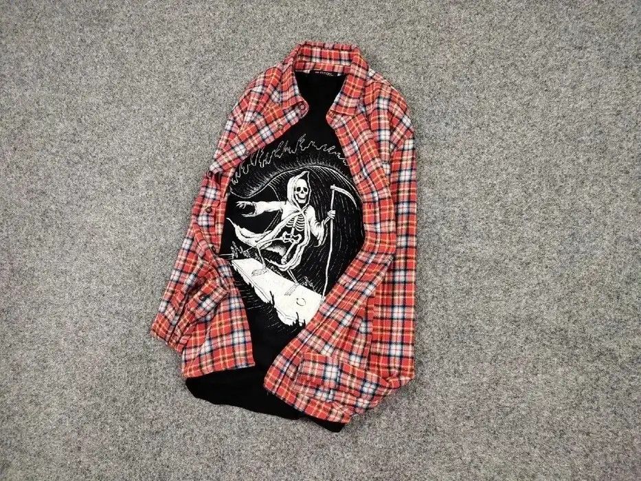 Flannel Vintage Flannel Shirt Plaid Checkered Travis Scott Style Size US M / EU 48-50 / 2 - 3 Thumbnail