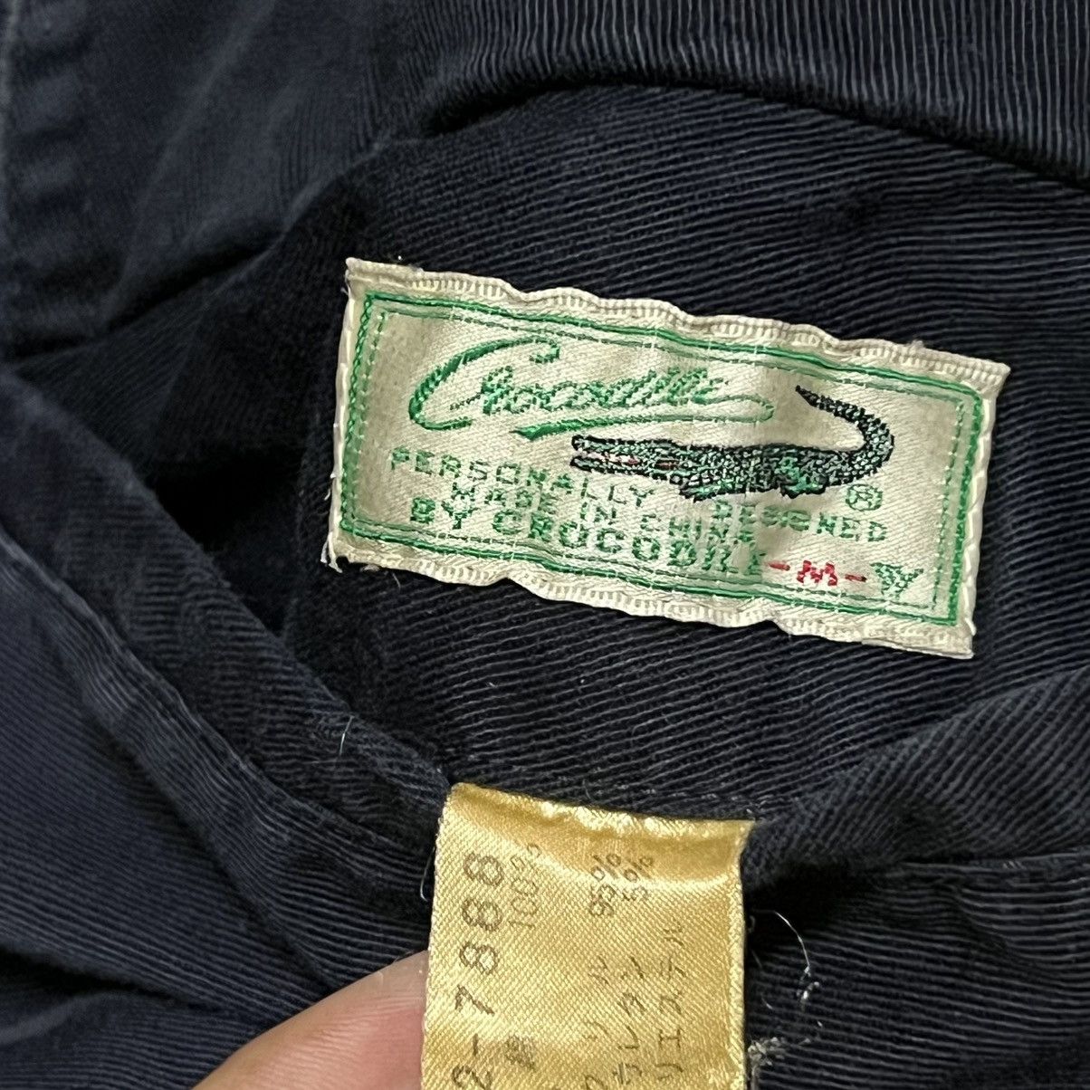 Vintage Crocodile Big Logo Reversible Bomber Jacket Distressed Size US M / EU 48-50 / 2 - 15 Thumbnail