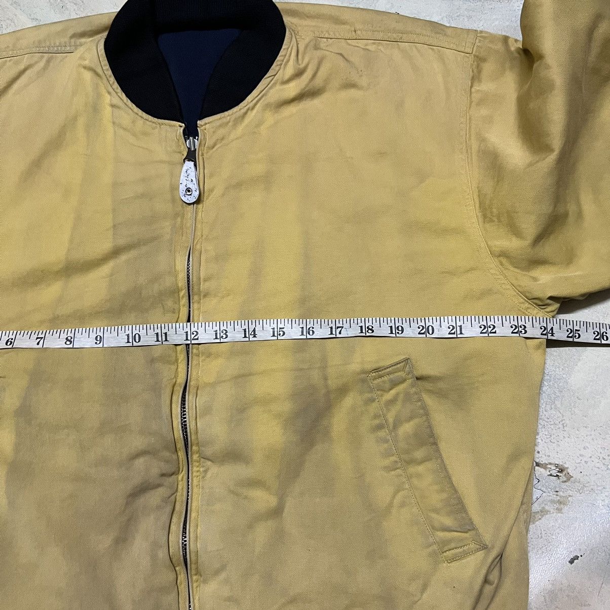 Vintage Crocodile Big Logo Reversible Bomber Jacket Distressed Size US M / EU 48-50 / 2 - 11 Thumbnail
