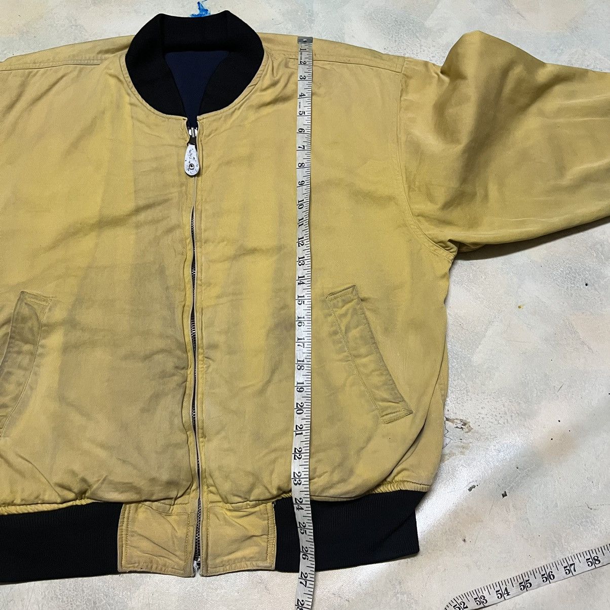 Vintage Crocodile Big Logo Reversible Bomber Jacket Distressed Size US M / EU 48-50 / 2 - 13 Thumbnail