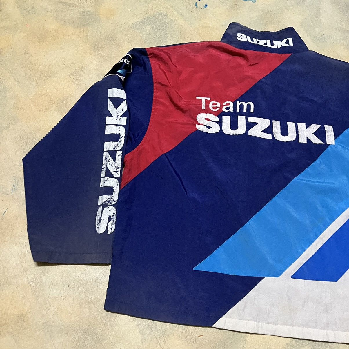 Other Vintage Team Suzuki Big Logo Racing Jacket Size US XL / EU 56 / 4 - 18 Thumbnail