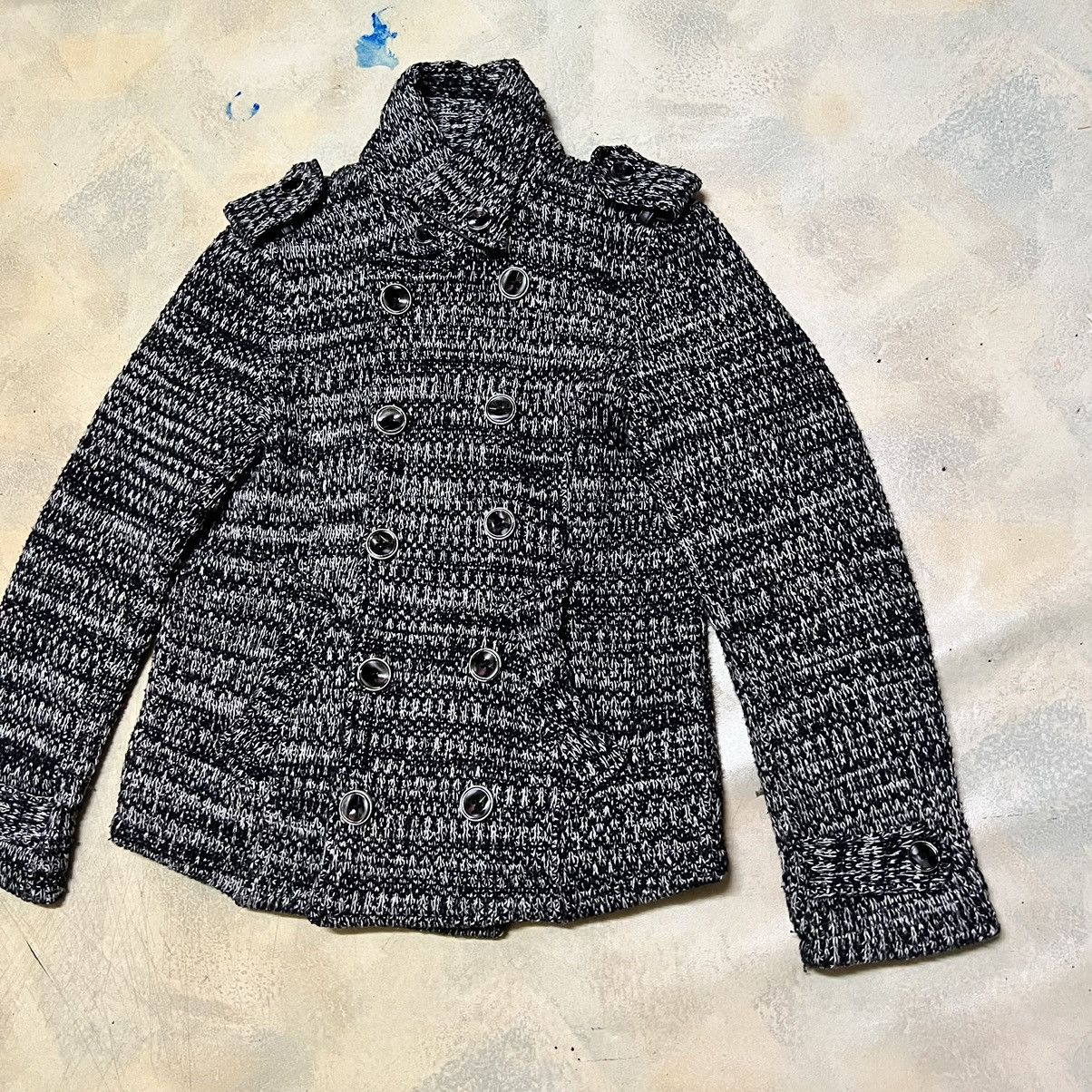 Tete Homme Tete Homme By Issey Miyake Knitwear Jacket Size M / US 6-8 / IT 42-44 - 2 Thumbnail