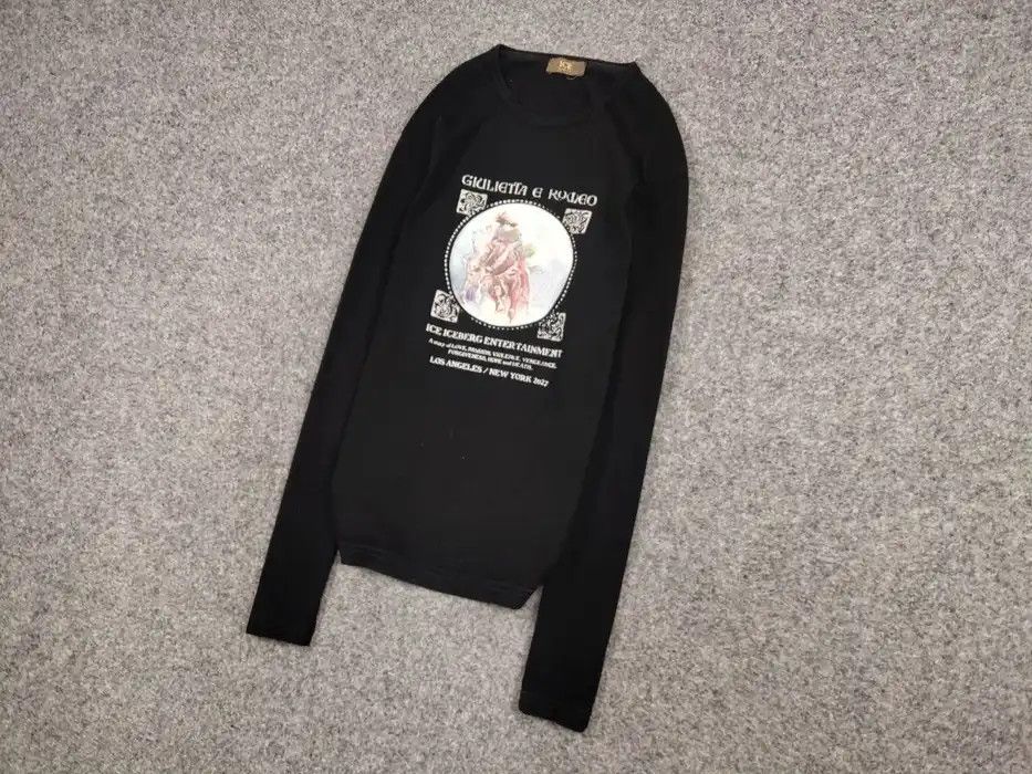 Iceberg Vintage Iceberg Giulietta e Romeo Sweatshirt Long Sleeve Size US L / EU 52-54 / 3 - 2 Thumbnail