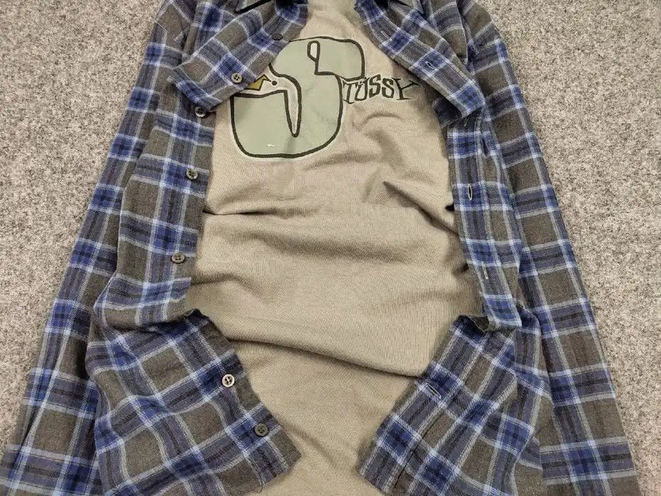 Flannel Vintage Flannel Checkered Shirt Travis Scott Style Size US L / EU 52-54 / 3 - 6 Thumbnail