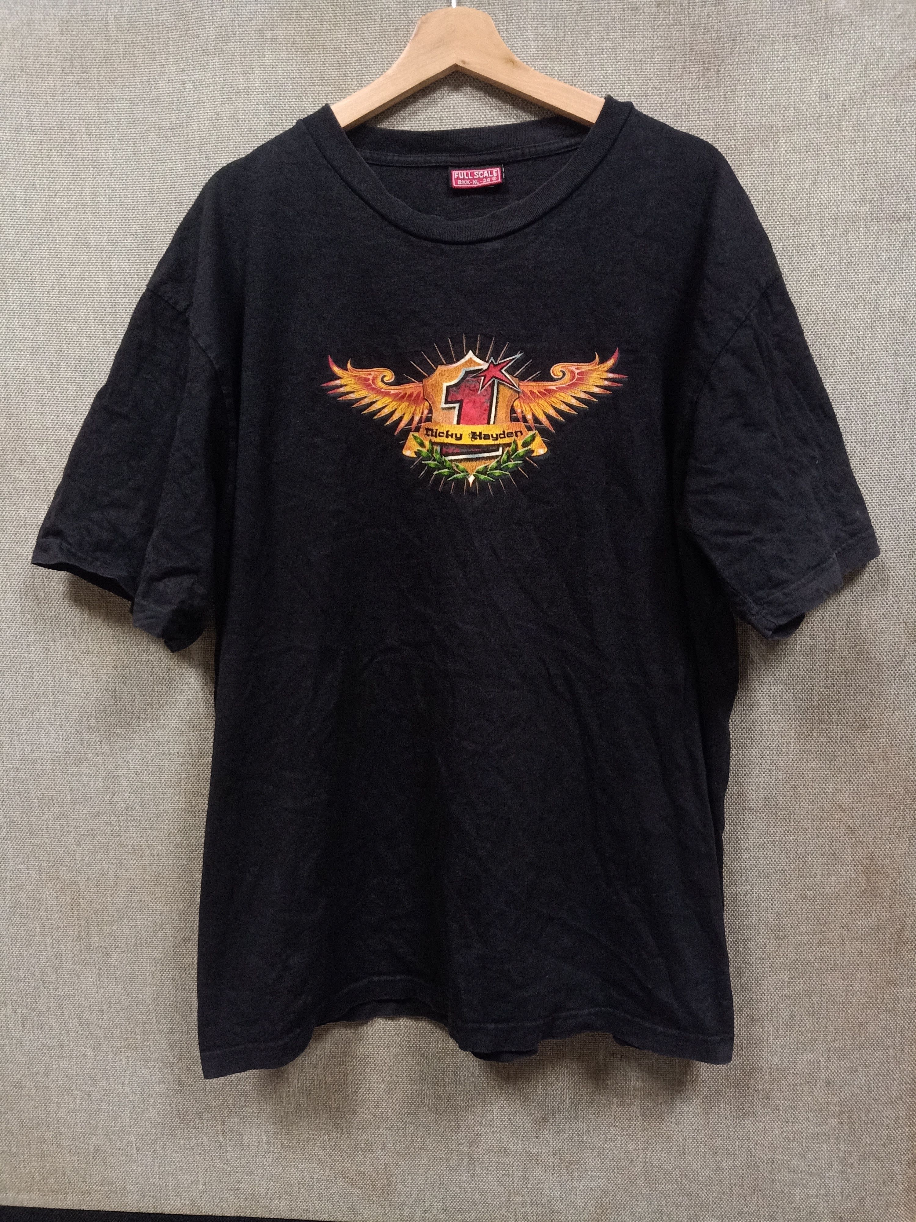 Honda Vintage t shirt bootleg Motogp Repsol Honda Nicky Hayden Size US XL / EU 56 / 4 - 2 Thumbnail