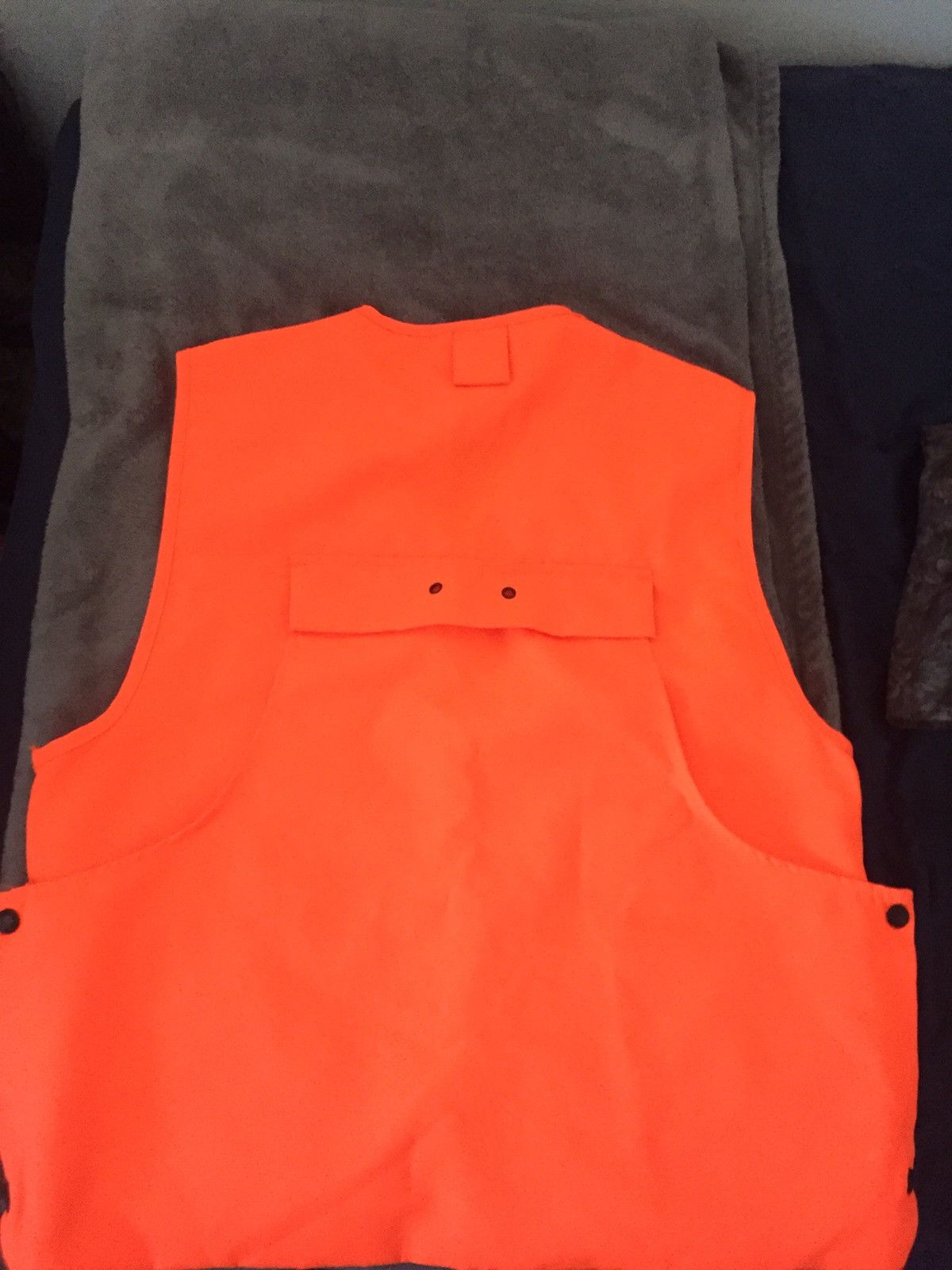 Vintage Neon Orange Hunting Vest Size US M / EU 48-50 / 2 - 2 Thumbnail