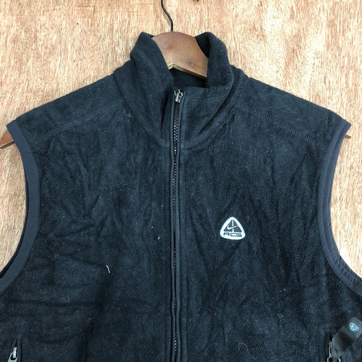 Nike × Nike ACG × Vintage Vintage Nike ACG Black Vest Size US S / EU 44-46 / 1 - 7 Thumbnail