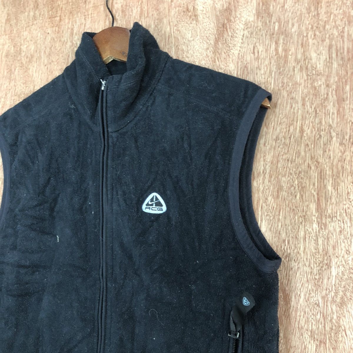 Nike × Nike ACG × Vintage Vintage Nike ACG Black Vest Size US S / EU 44-46 / 1 - 4 Thumbnail