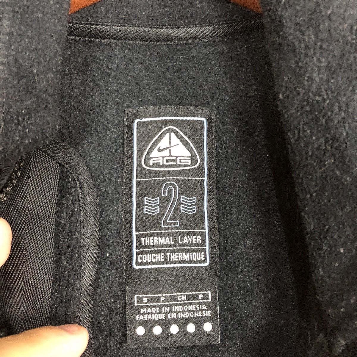 Nike × Nike ACG × Vintage Vintage Nike ACG Black Vest Size US S / EU 44-46 / 1 - 9 Thumbnail