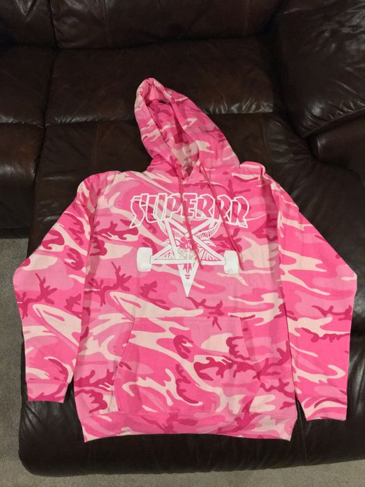 Pink camo sale thrasher hoodie